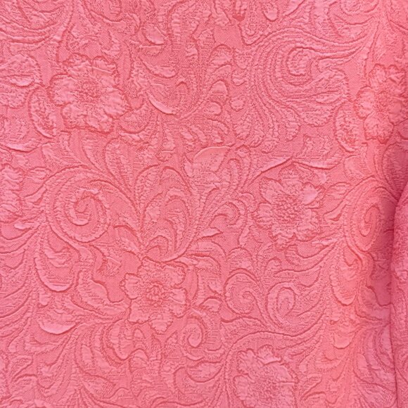 BEAUTIFUL LADY DORBY PINK 3-PIECE SUIT-SKIRT SET WITH PLEATED TRIMMED SLEEVES - Picture 7 of 7